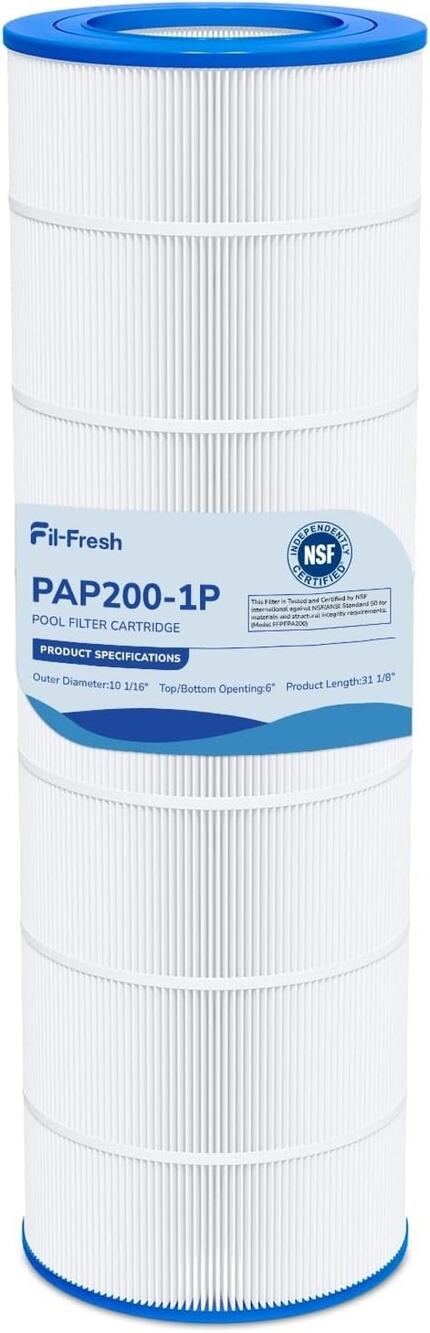 Fil-Fresh CC200 PAP200-1P Pool Filter 200 sq.ft Replacement for Pentair R173217